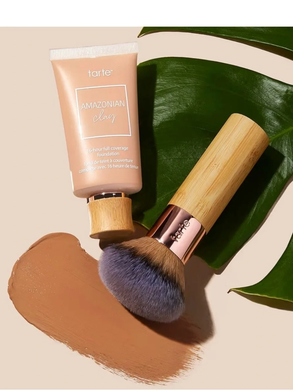 Tarte Amazonian Clay Foundation - Warm Brown Tube with Wood Cap